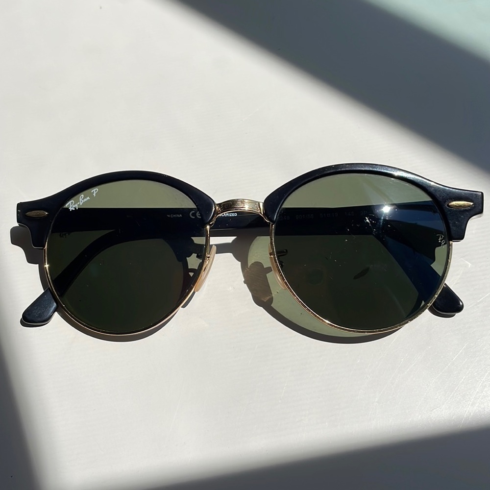 Ray-Ban Clubround Classic Polarized Sunglasses